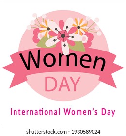 Best women's day logo template design vector, women's logo, Vector illustration Happy women's day, 8 march celebrations