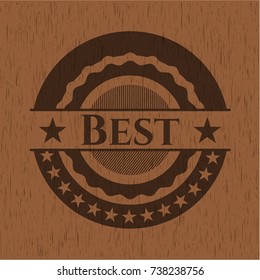 Best wooden emblem. Retro