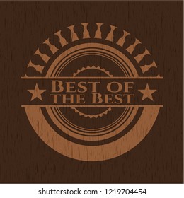 Best of the Best wooden emblem. Vintage.