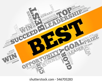 Best word cloud, business concept