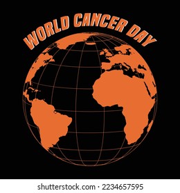 best world cancer day t shirt design vector