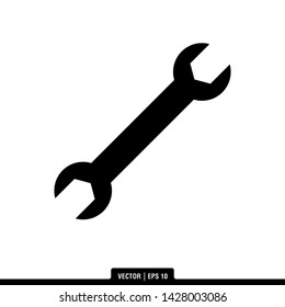 The best wrench icon vector, illustration logo template in trendy style. Can be used for many purposes.
