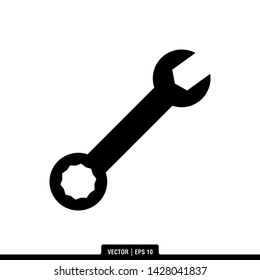 The best of wrench icon vector, illustration logo template in trendy style. Suitable for many purposes.