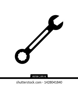 The best of wrench icon vector, illustration logo template in trendy style. Suitable for many purposes.