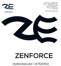 el mejor diseño de logotipo de letra e ze logotipo de negocios vector de imagen