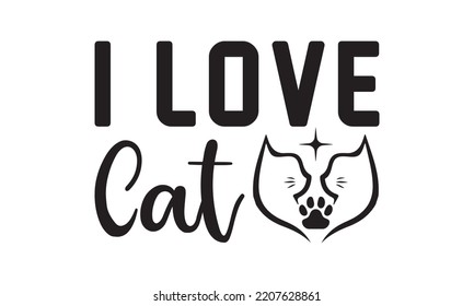 best-cat-dad-ever, Modern brush lettering, Cute slogan about cat, Phrase for wall decor, Cat svg design, postcard, Vector isolated illustration, cat svg