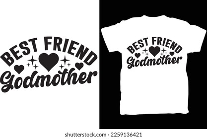 Bestfriend-Godmutter-Hemd, Godmata-Geschenk-T-Shirt, Fragen nach Godmatervorschlage-Tee, Bestie to Godmutter-Shirt, Baby-Shower-Shirt