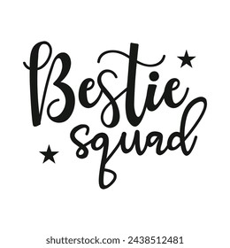 Bestie squad t-shirt design, t-shirt design.