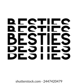 Besties wave design for sale