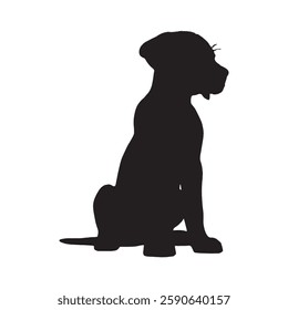 Best-Quality Vector Dog Silhouette for Digital and Traditional Art - Dog Vector - Dog Icon
