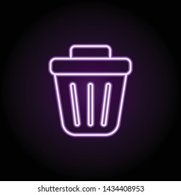 bestseller neon icon. Elements of web set. Simple icon for websites, web design, mobile app, info graphics