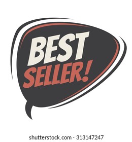 bestseller retro speech bubble