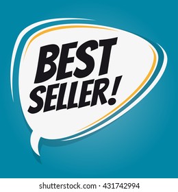bestseller retro speech bubble