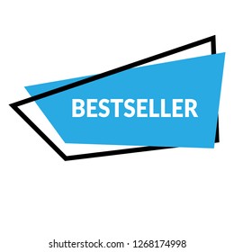 bestseller sign, emblem, label, badge,sticker. bestseller paper origami speech bubble. bestseller tag. bestseller banner. Designed for your web site design, logo, app, UI