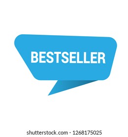 bestseller sign, emblem, label, badge,sticker. bestseller paper origami speech bubble. bestseller tag. bestseller banner. Designed for your web site design, logo, app, UI