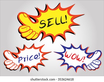Bestseller signs star set.vector
