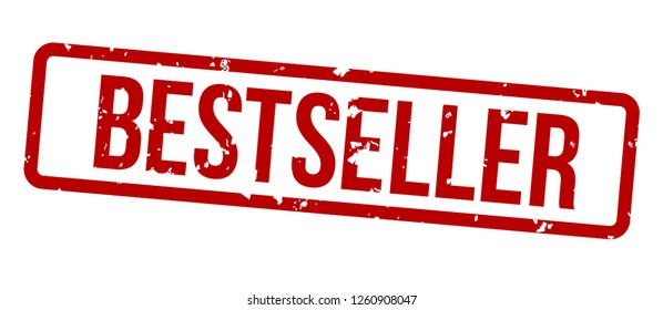 bestseller square grunge red stamp badge