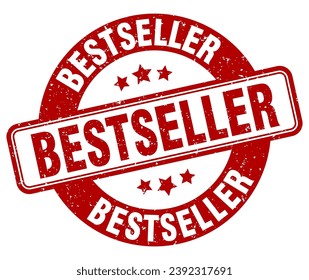 sello de bestseller. signo de bestseller. etiqueta de gruñido redondo