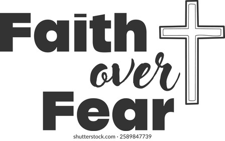 Best-Selling Christian Quote. Faith-Based Typography, Bible Verse for T-Shirts, Stickers, and Prints