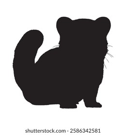 Best-Selling Civet Silhouette for Wildlife and Nature Lovers - Civet Vector - Civet Illustration
