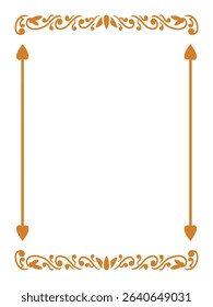 Best-Selling Minimalist Ornamental Frame Decorative Vector