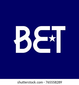 Bet B E T Logo Template