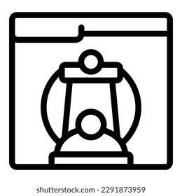 Bet chess icon outline vector. Online game. Competition story