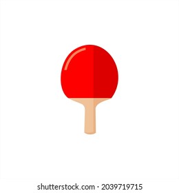 bet pingpong cartoon vector with red color.