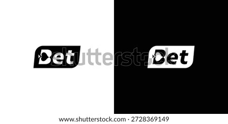 Bet Wordmark Logo Design for Gaming, Casino, and Betting Brands