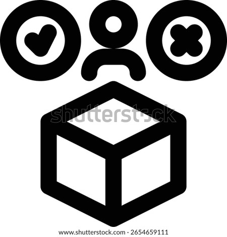 Beta Testing, Testing, Product Testing Outline Icon