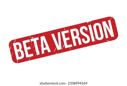Beta Version Rubber Stamp Seal Vector