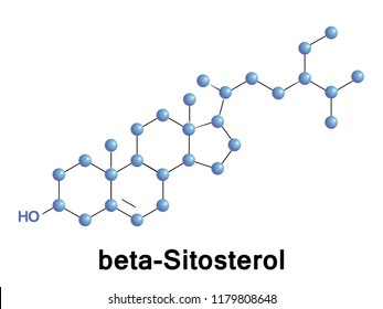 beta-Sitosterol is one of several phytosterols (plant sterols) with chemical structures similar to that of cholesterol