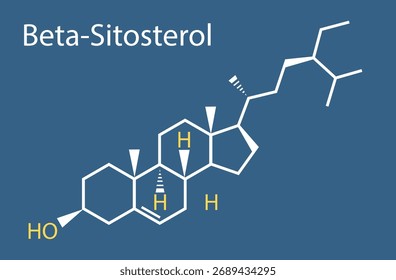 beta-sitosterol, Phytosterol and triglycerides ,cholesterol vector design  