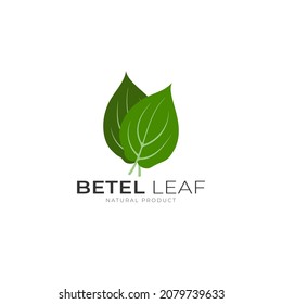 Betel leaf icon logo vector design template. Eco Natural Organic concept symbol