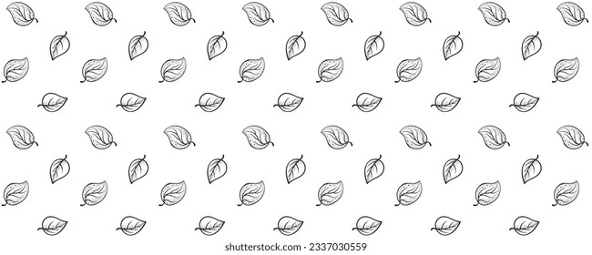 betel leaf pattern black white vector background
