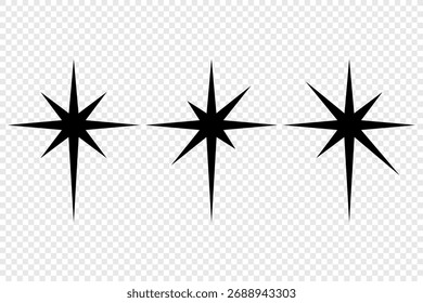 Icono de Vector de estrella de Navidad de Belén