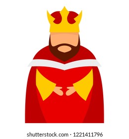 Bethlehem king icon. Flat illustration of bethlehem king vector icon for web design