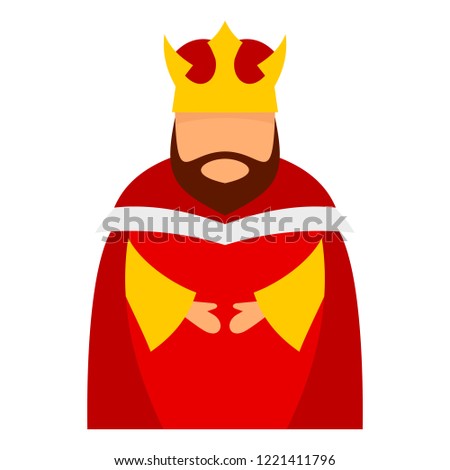 Bethlehem king icon. Flat illustration of bethlehem king vector icon for web design