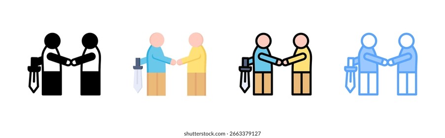 Elemento De Ícone De Traição Para Design E Vetor