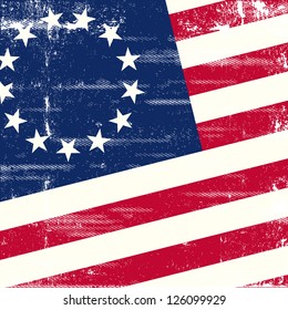 Betsy Ross Flag Background Poster Stock Vector (Royalty Free) 126099929 ...