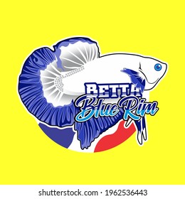 Betta Beauty HM Blue Logo Vector Design art