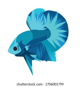 Betta Blue HM Logo Vector Design