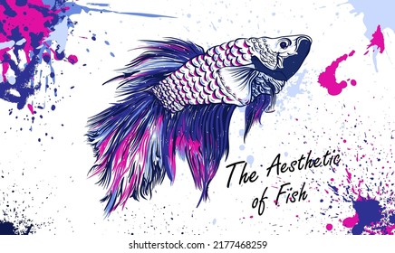 estética de betta fish para su fondo