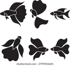 Betta Fish eps Icon – Vector Illustration