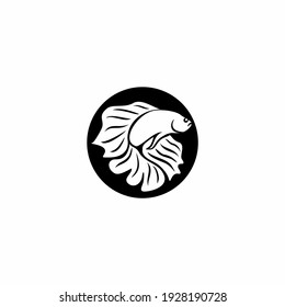Bettfisch-Logo, Vektorgrafik-Design