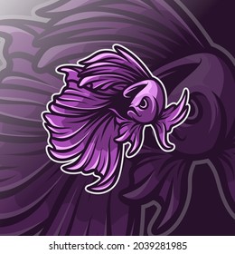 betta fish vector logo template beautiful fish vector for logo