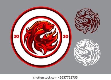 bettafish, Fightingfish, emblem, logo, logos, vector, thailand, bettathailand, idea, ideas, creative, betta, thai, logofootball, footballlogo, muay, muaythai