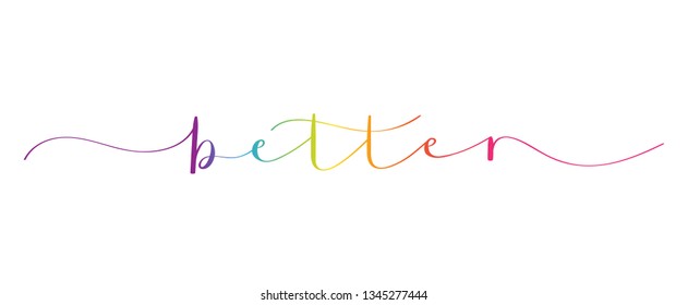 BETTER brush calligraphy banner