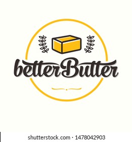 Better Butter Logo Design Template