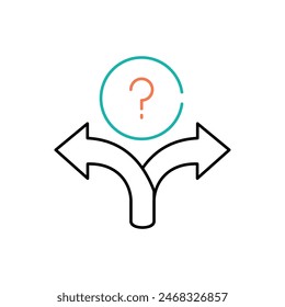 Better Decision Making Vector Icon Design